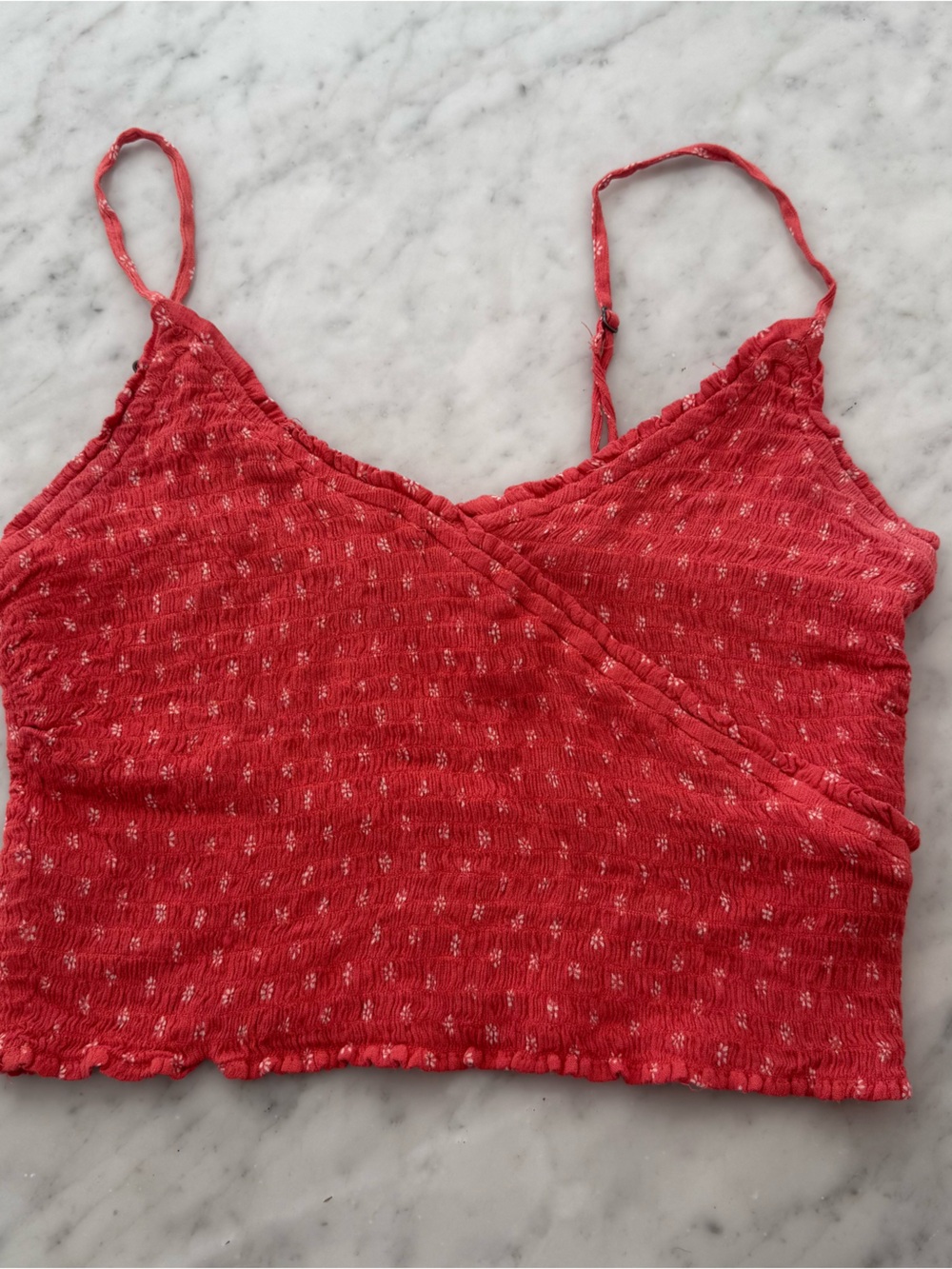 Hollister Pink Floral Tank Top